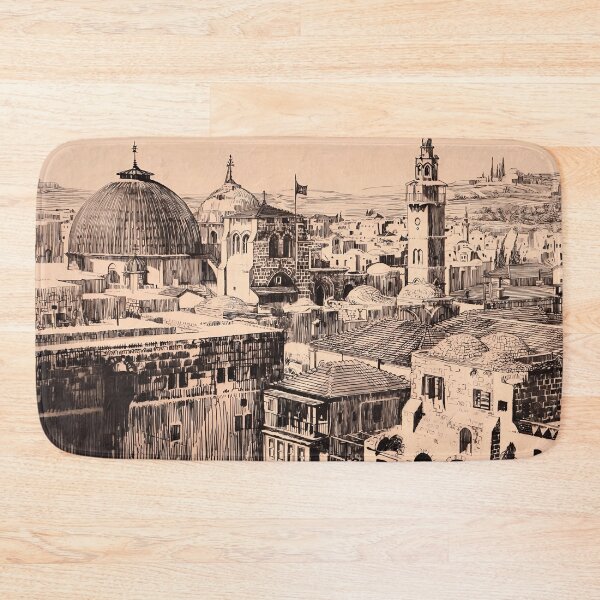 Item preview, Ephraim Moses Lilien, View on Jerusalem designed and sold by NouveauEra.
