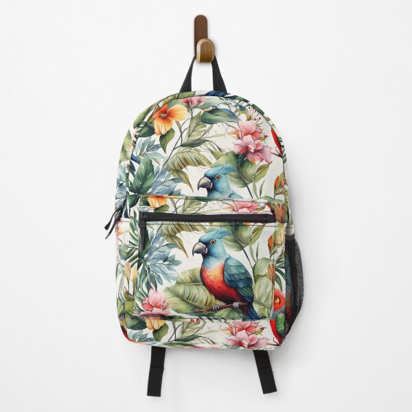 Aperçu de l'œuvre Règne animal des oiseaux, dans la forêt tropicale créée et vendue par CraftyDigital.