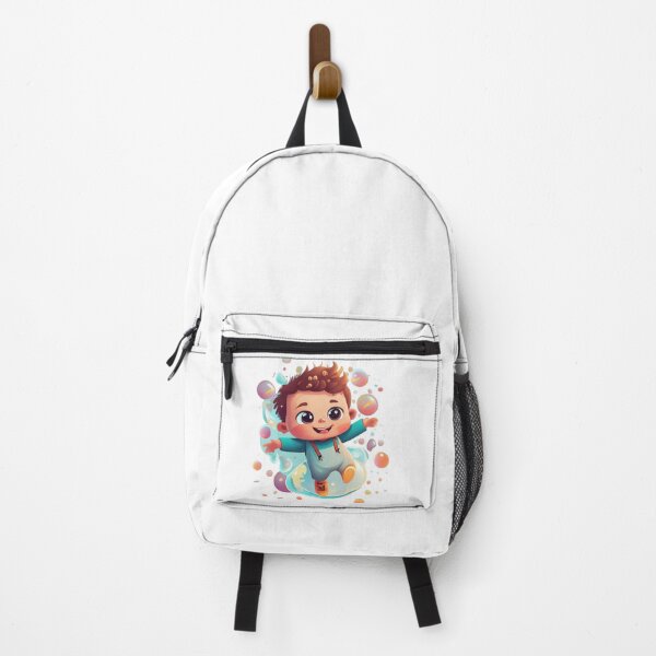 Item preview, Cute Cheerful Boy in Bubbles designed and sold by Witty-Whimsy.