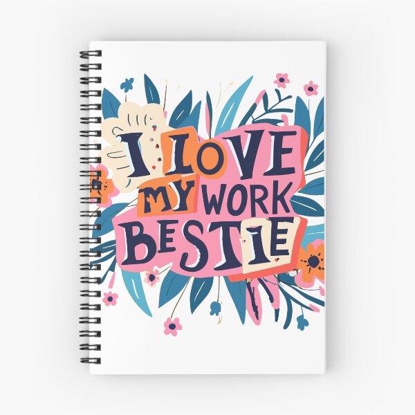 Item preview, I love my work bestie work bestie gift  designed and sold by OlivedesignsIN.