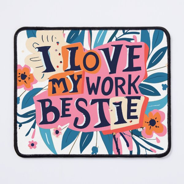 Item preview, I love my work bestie work bestie gift  designed and sold by OlivedesignsIN.