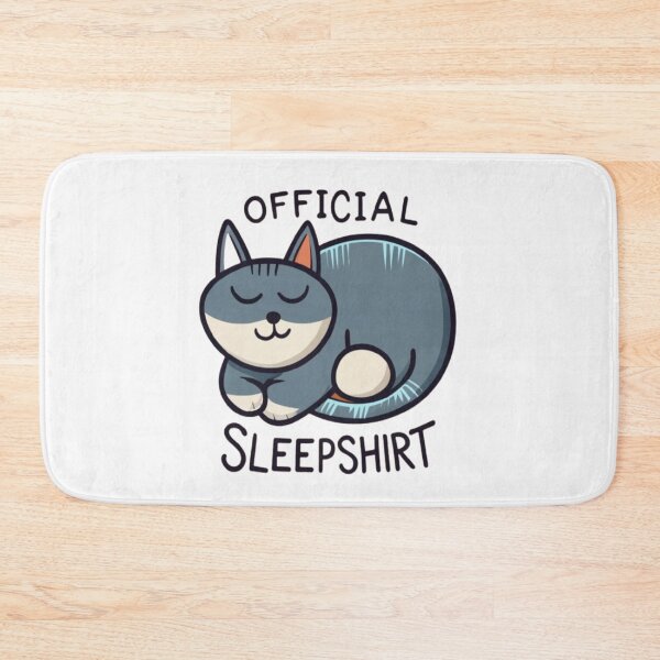 Item preview, Sleeping Cat Sleepshirt | Cozy Nightwear for Cat Lovers designed and sold by ArtsyElegance4U ⭐⭐⭐⭐⭐.