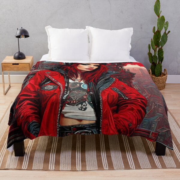 Item preview, Red Vibe - Cyber City Cityscape designed and sold by Delerat7.
