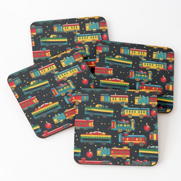 Item preview, Colorful fantasy pattern blue red green turquoise yellow black ornaments railways designed and sold by G-M-Designs.