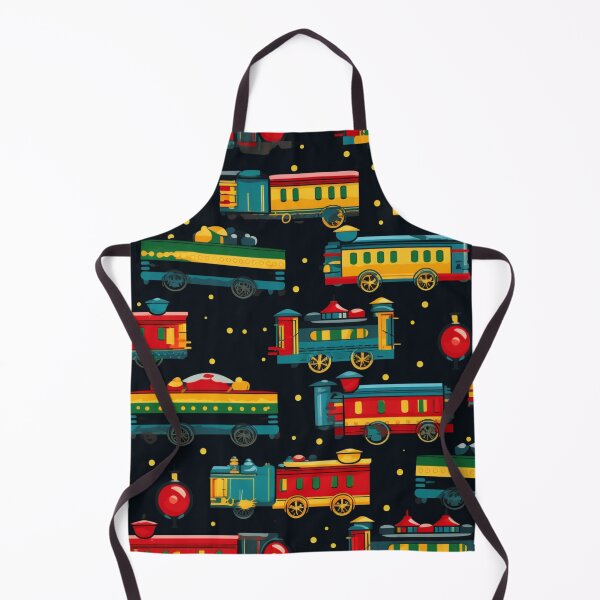 Item preview, Colorful fantasy pattern blue red green turquoise yellow black ornaments railways designed and sold by G-M-Designs.