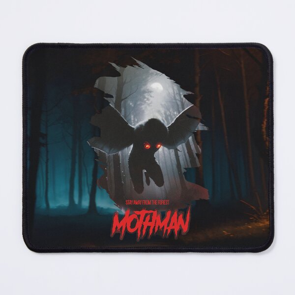 Item preview, Mothman - Stay away from the forest - Halloween designed and sold by AiPunch.