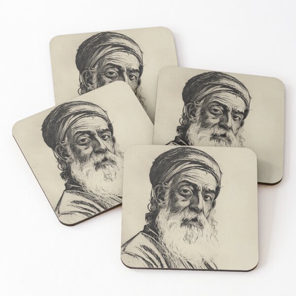 Item preview, Ephraim Moses Lilien, Portrait of a Bearded Man designed and sold by NouveauEra.