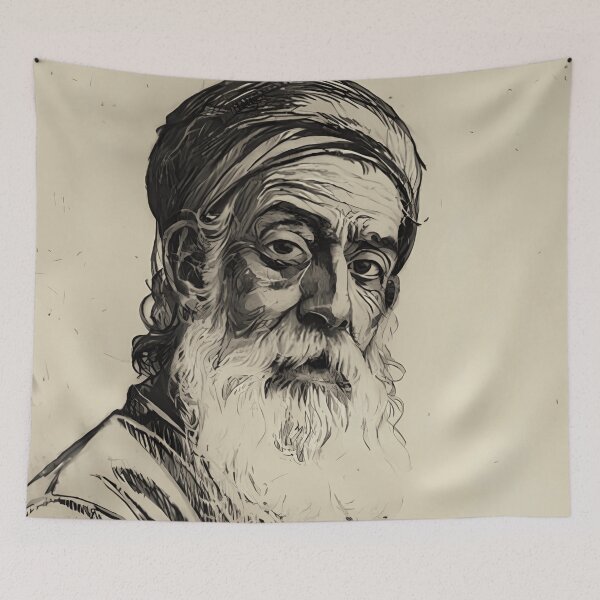 Item preview, Ephraim Moses Lilien, Portrait of a Bearded Man designed and sold by NouveauEra.