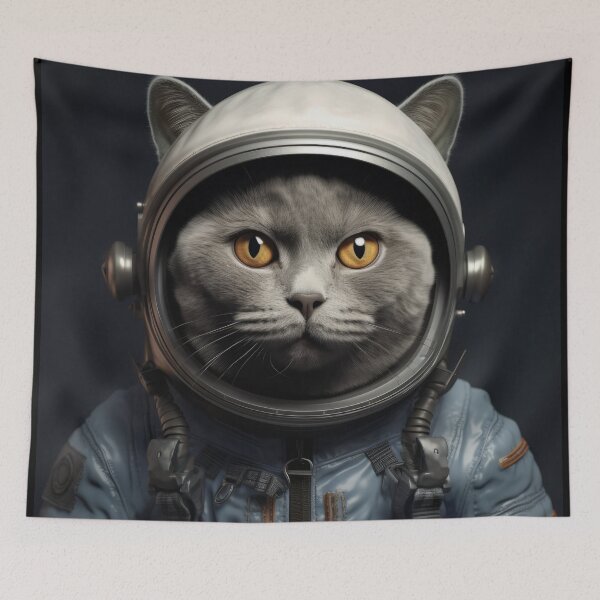 Item preview, Astronaut Cat in Space - Chartreux designed and sold by Merchgard.