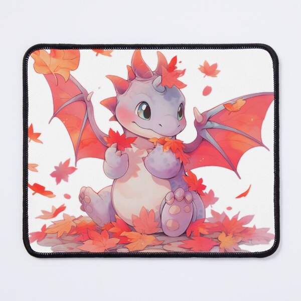 Item preview, Baby Dragon Playing in Leaves designed and sold by 2RedFox.