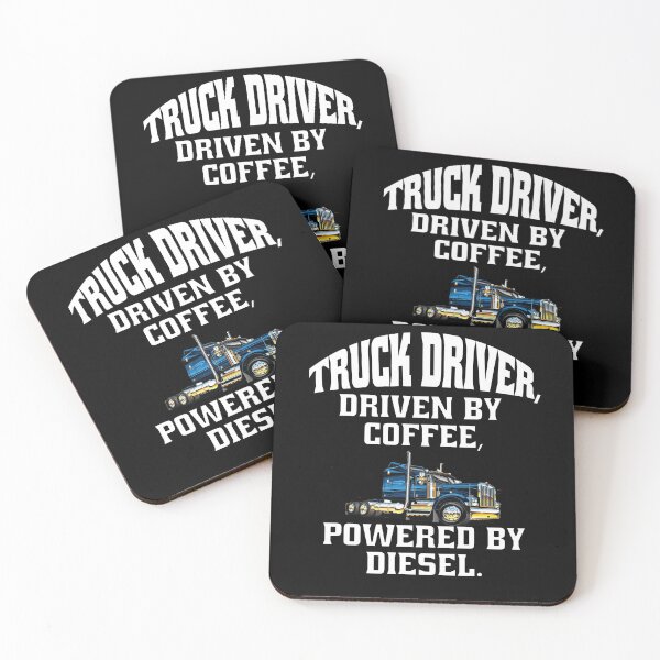Item preview, Big Rig Truck Driver, Driven By Coffee, Powered By Diesel designed and sold by fantasticdesign.