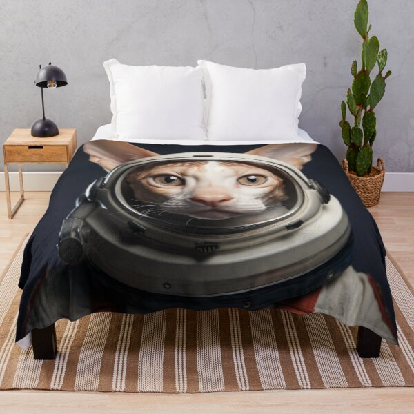 Item preview, Astronaut Cat in Space - Cornish Rex designed and sold by Merchgard.