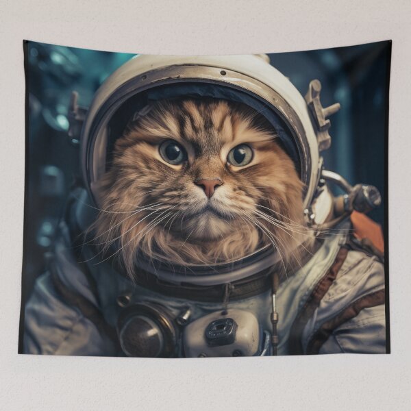 Item preview, Astronaut Cat in Space - Cymric designed and sold by Merchgard.