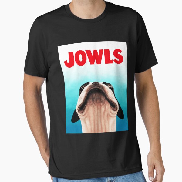 Item preview, Jowls Boston Terrier poster designed and sold by SofiaRoo.
