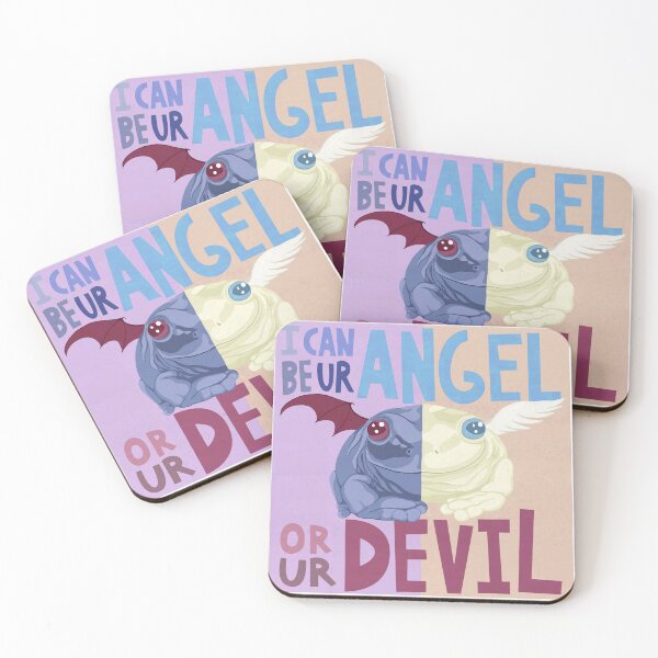Item preview, I can be your angel or your devil frog designed and sold by Ines Helsen.