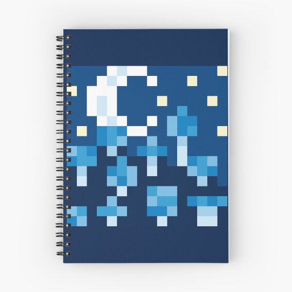 Aperçu de l'œuvre Champignons de nuit Pixelart créée et vendue par Lizard Wizard.