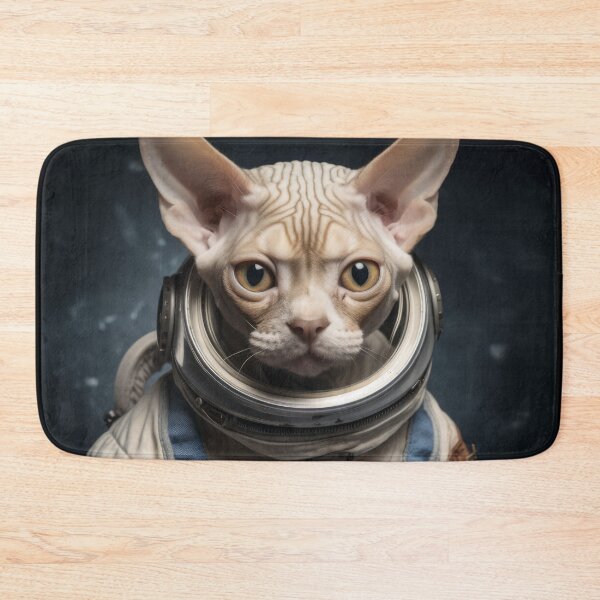 Item preview, Astronaut Cat in Space - Devon Rex designed and sold by Merchgard.