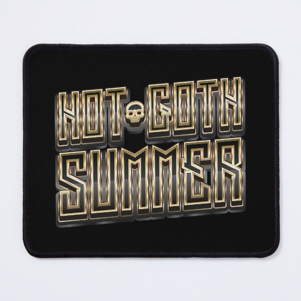 Item preview, Hot Goth Summer Typography designed and sold by Whimsical Thinker.