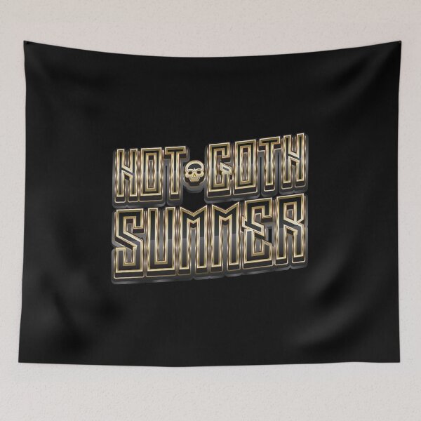 Item preview, Hot Goth Summer Typography designed and sold by Whimsical  Thinker.