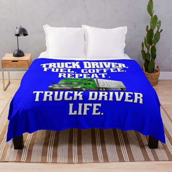 Item preview, Big Rig Truck Driver, Fuel, Coffee, Repeat, Truck Driver Life designed and sold by fantasticdesign.