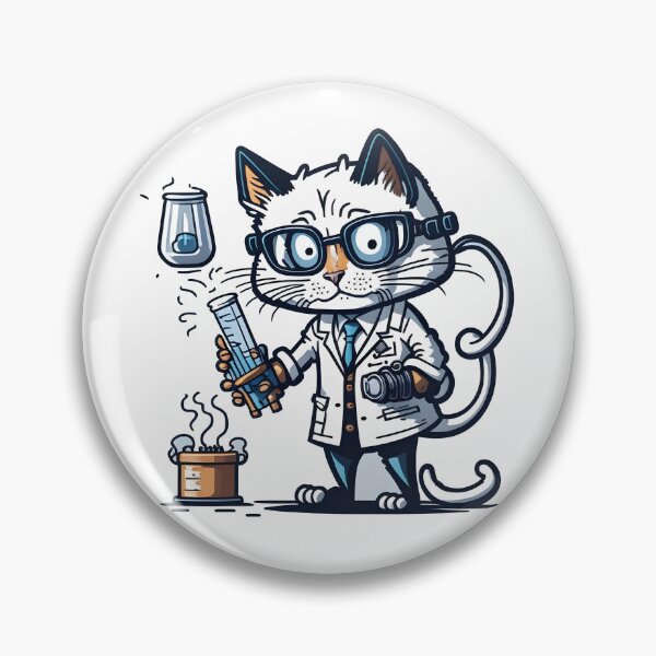 Item preview, Crazy scientist cat. designed and sold by ratchawoot.