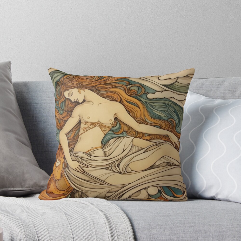 Item preview, Throw Pillow designed and sold by ComicsFactory.
