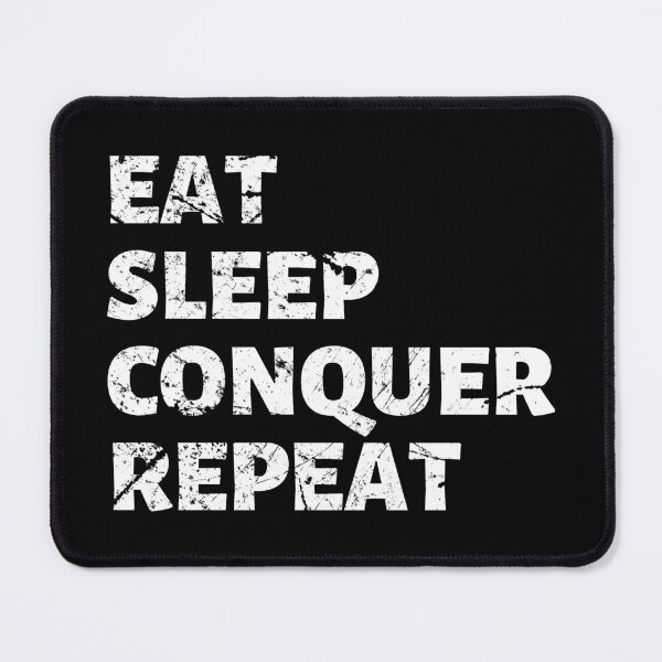 Item preview, Victory Starts Here Eat Sleep Conquer repeat designed and sold by Pixie-agenca.