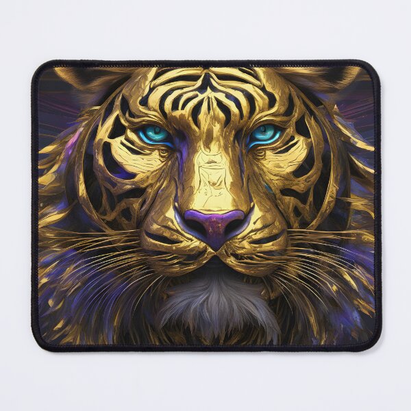 Item preview, Futuristic tiger face designed and sold by MartialArtisan.