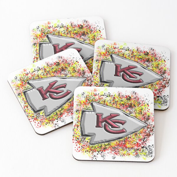 Item preview, Revamped Kansas City Chiefs Logo With Splatter Background designed and sold by Nigelum.