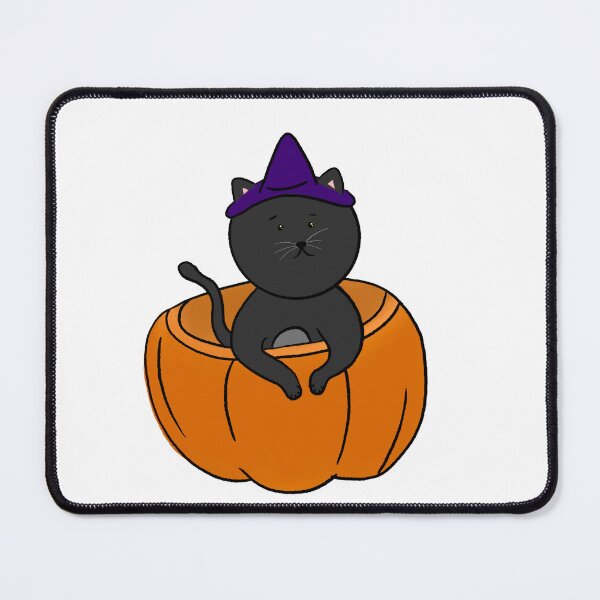 Item preview, Witch cat in pumpkin designed and sold by Petersrac.