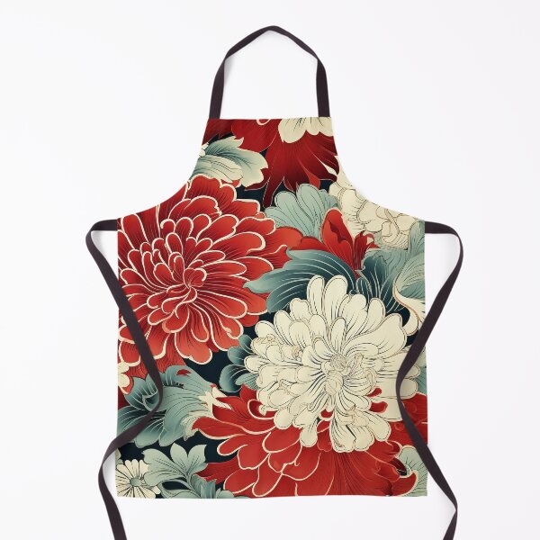 Item preview, Japanese flower pattern designed and sold by Meeheemaha.
