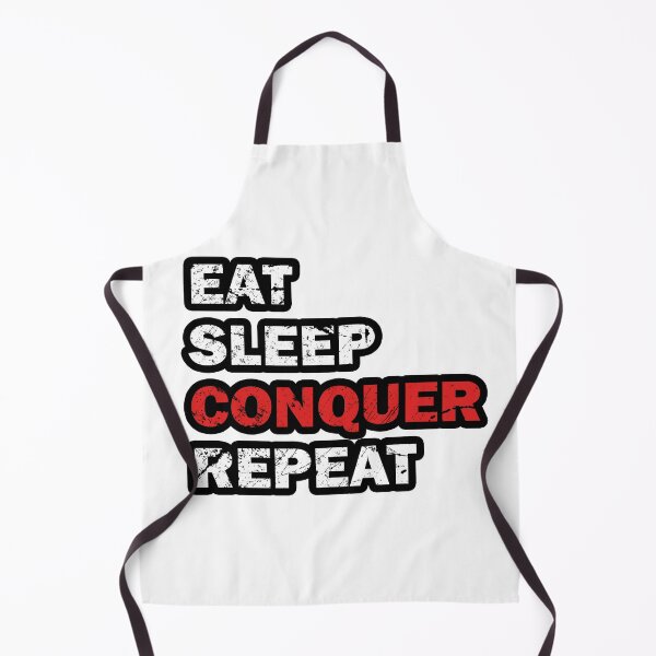 Item preview, Dominate Your Ambitions Eat Sleep Conquer repeat designed and sold by Pixie-agenca.