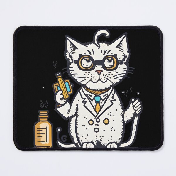 Item preview, Crazy scientist cat. designed and sold by ratchawoot.