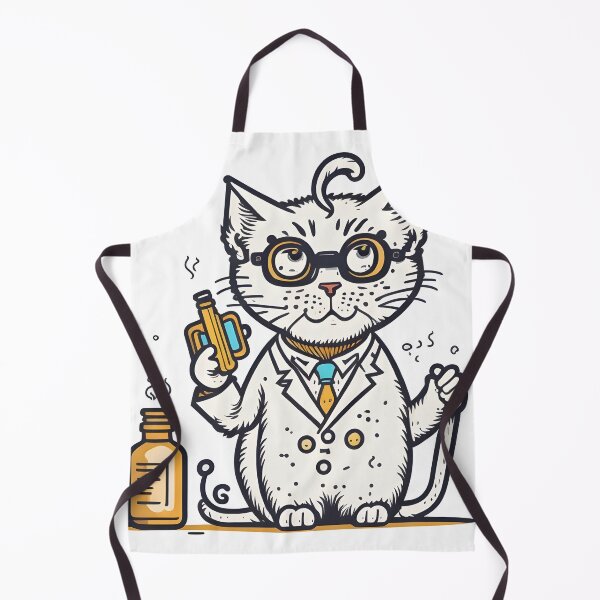 Item preview, Crazy scientist cat. designed and sold by ratchawoot.
