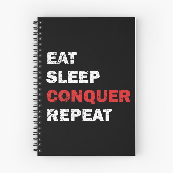Item preview, Achieve Greatness Eat Sleep Conquer repeat designed and sold by Pixie-agenca.