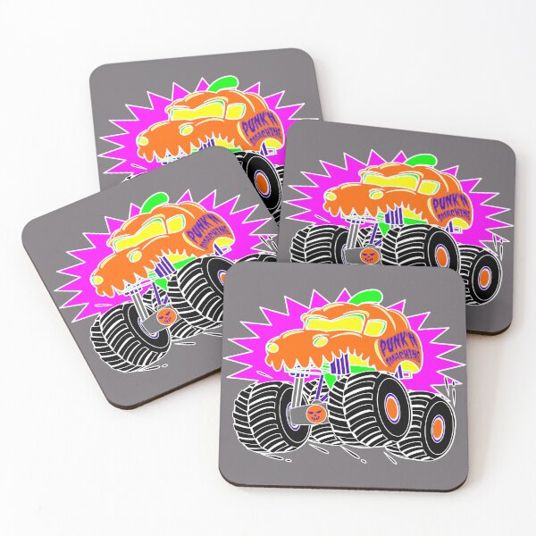 Item preview, Halloween Pumpkin Monster Truck Punk'N Smachine V2 designed and sold by chocolatefund.