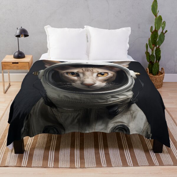 Item preview, Astronaut Cat in Space - Oriental Shorthair designed and sold by Merchgard.