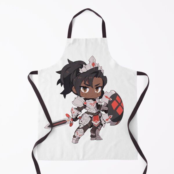Item preview, Warrior Girl Chibi with Sword and Shield designed and sold by RaineDDesigns.