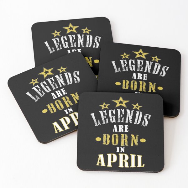 Item preview, Legends Are Born In April designed and sold by SmartStyle.