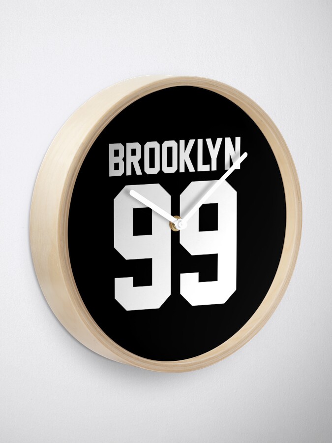 "Brooklyn 99" Clock by domiellis Redbubble