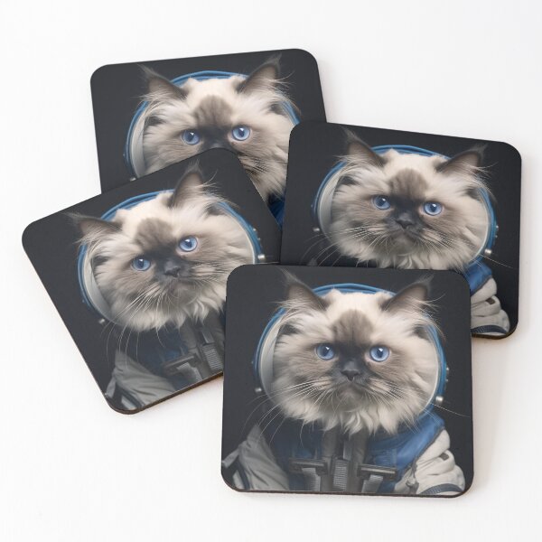 Item preview, Astronaut Cat in Space - Ragdoll designed and sold by Merchgard.