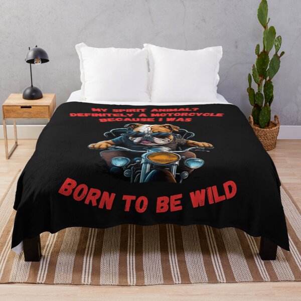 Item preview, My Spirit Animal? Definitely a Motorcycle Because a was Born to Be Wild designed and sold by JAR Designs and Development.