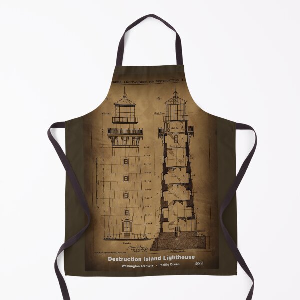 Item preview, Destruction Island First Order Lighthouse Blueprint - WA Territory Pacific 1888 designed and sold by Daniel Hagerman.