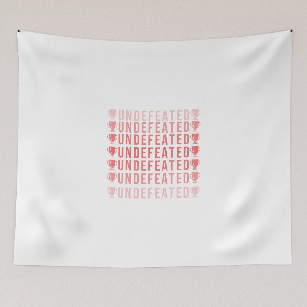 Item preview, Undefeated winner red text designed and sold by GodsOfArt.