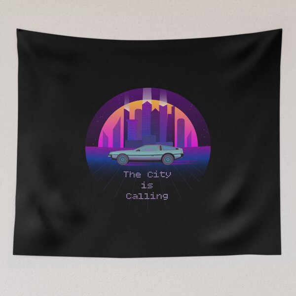 Item preview, The City is Calling designed and sold by Neon Puffin Store.