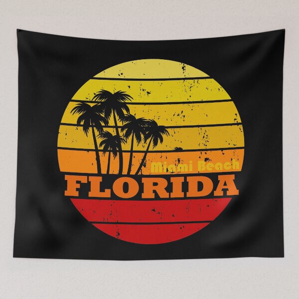Item preview, Miami vintage sunset designed and sold by Alexaltay.