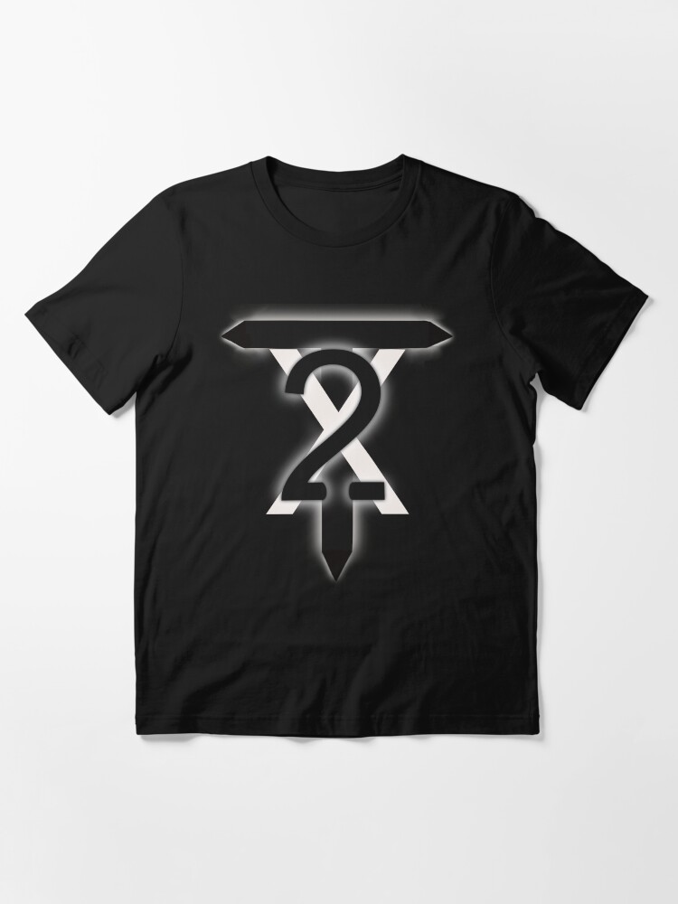 Embroidery Logo within Face Outline T-shirt – #FR2
