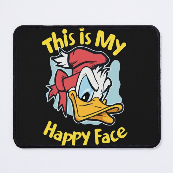 Item preview, Donald Duck Angry Grumpy | This Is My Happy Face T-Shirt designed and sold by ArtsyElegance4U ⭐⭐⭐⭐⭐.