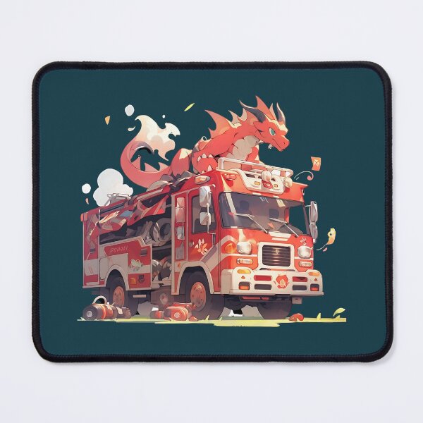 Item preview, Rory the Dragon Firefighter  designed and sold by dcrez.