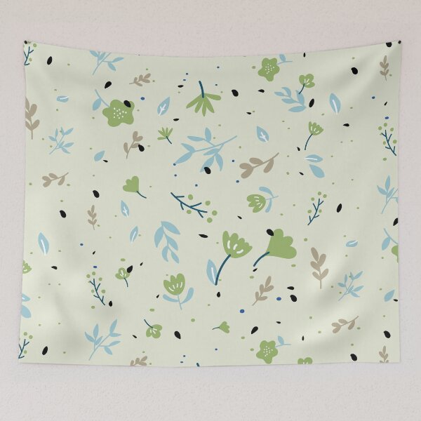 Item preview, Floral paper Jade designed and sold by rainbowbirds.